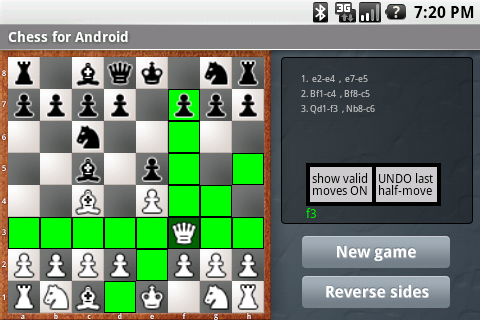 iChess - chess tactics program on Android - Large View
