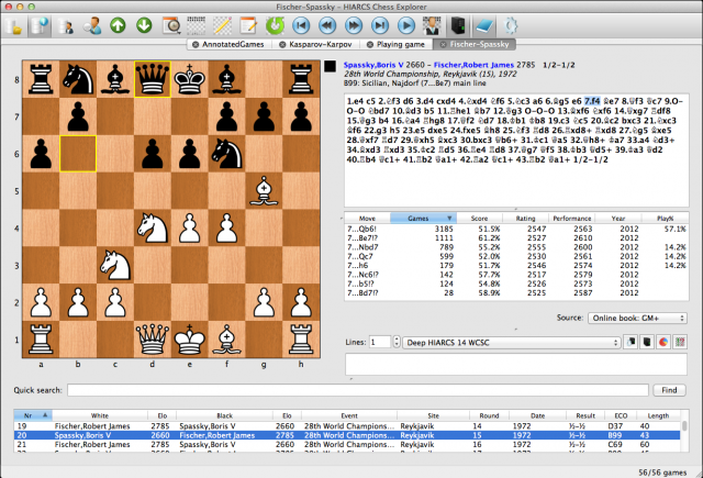 HIARCS Chess Explorer for Mac and PC Windows